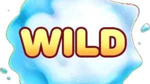 Snow Party slot game screen featuring colorful arctic animals on a 7x7 grid.