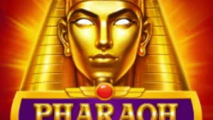Tampilan visual slot Pharaoh Luck dengan latar belakang piramida dan simbol artefak Mesir